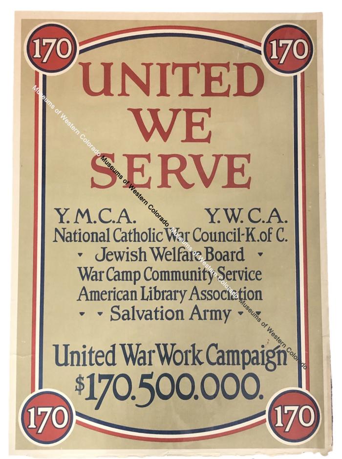 United We Serve WWI Poster