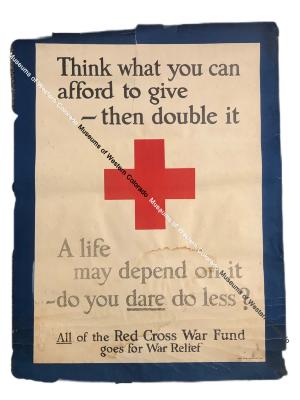 Red Cross War Fund WWI Poster