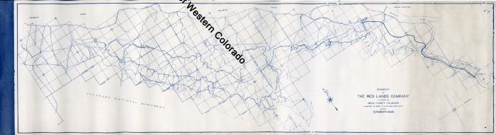 Redlands Project Map, 1925
