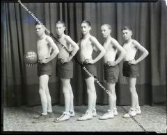 Negative of 1925 YMCA Men's campions