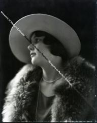 Negative of Lady with Hat.