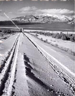 Photo of wintry road