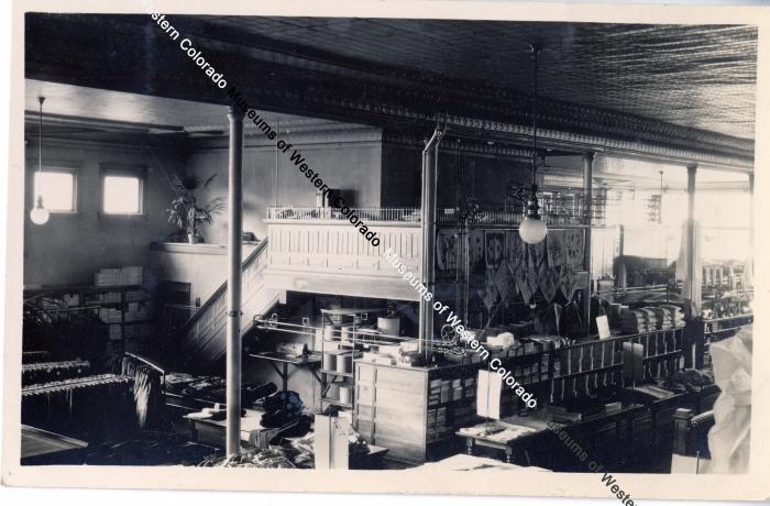 Photo and negative of Fair building, cashier's gallery