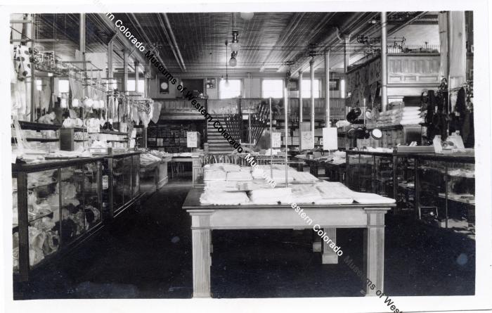 Photo and negative of Fair Building, interior gallery