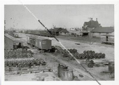 Grand Junction Railroad Line yard, 1904