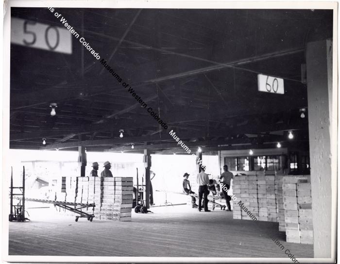 Men in Warehouse with Crates