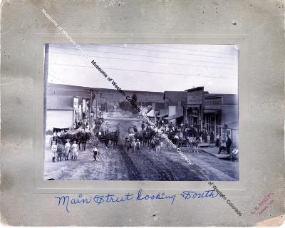 Photo of Main Street in Palisade's Early Days 