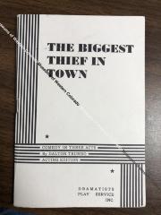 "Biggest Thief In Town" Booklet