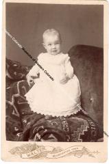 Baby on Chair, Blanche Hughes