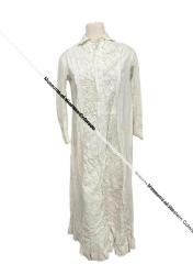 White Cotton Dressing Gown