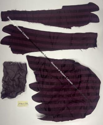 Purple Fabric Scraps