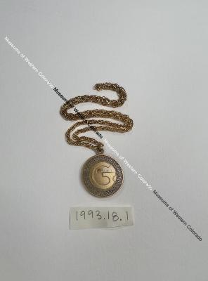 Centennial Medal on chain (Gold)