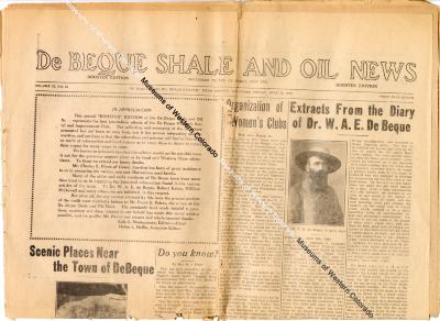 De Beque Oil and Shale News Booster Edition