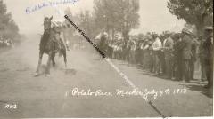 Postcard of Ralph Maddux in Potato Race