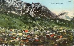Postcard of Ouray, Colorado