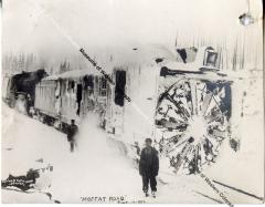 Postcard of Train in Snow