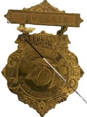 1895 Peach Day Medal