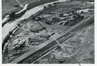 Aerial photo view of AEC Compound 