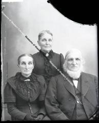Portrait of 2 women and a man