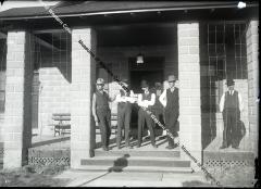 Group of men at the Uintah office