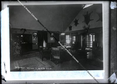 Interior of the Uintah Hotel