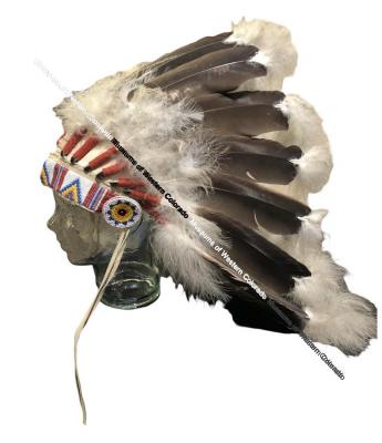 Sioux Feathered Headdress 