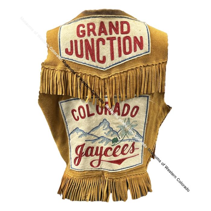 Grand Junction Jaycees Leather Vest