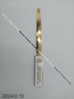 Rotary Club Letter Opener