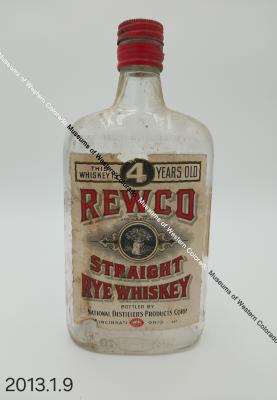 Rewco Whiskey Bottle