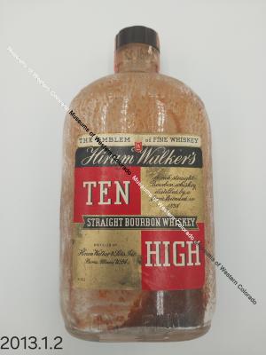 Ten High Bottle