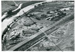 Aerial photo view of AEC Compound