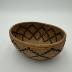 Oval Pomo Basket with Diamond Design