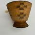 Flanged Basket with Rectangle Motifs