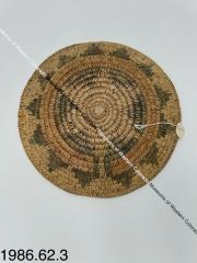 Navajo Wedding Basket with Cotton Tuft