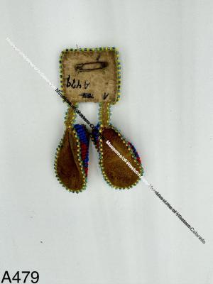 Beaded Moccasin Pin