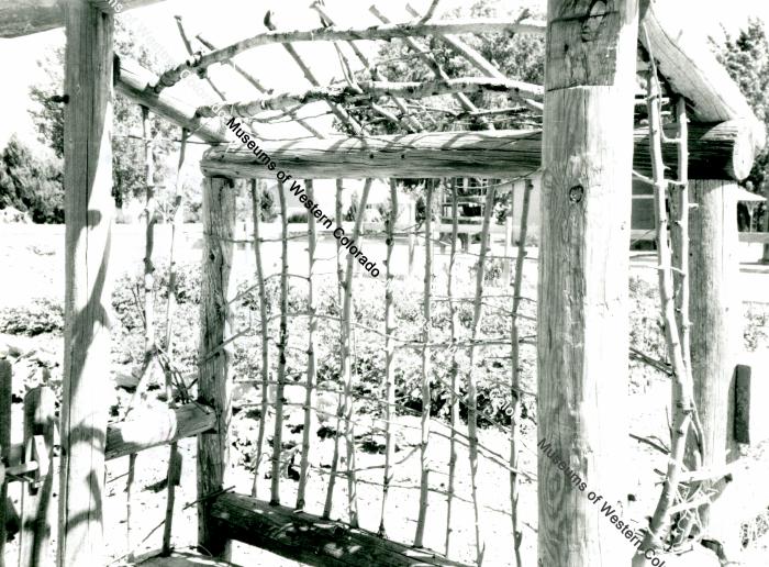 Photo of Cross Orchards Wooden Trellis Bench