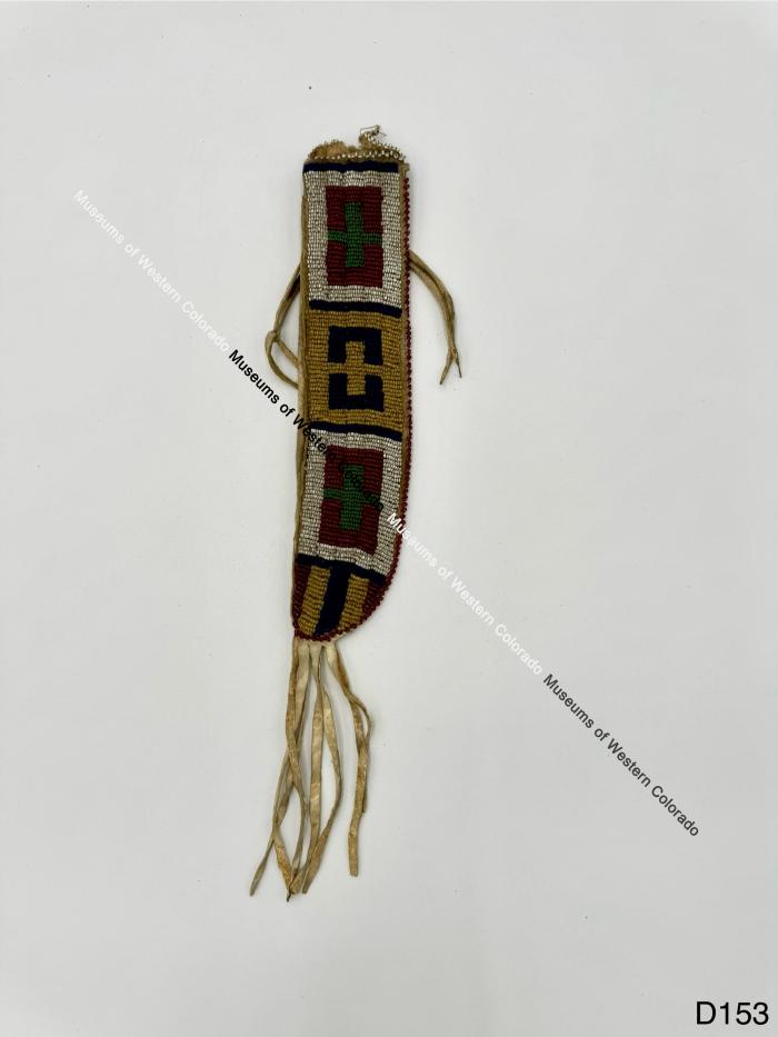 Beaded Soft Knife Sheath