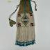 Ute Beaded Pouch with White Tassels and Swastika decoration