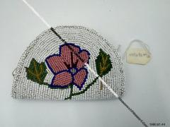 Half-circle Beaded Pouch with Zipper