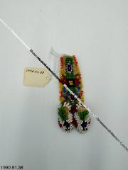 Multicolored Beaded Moccasin Ornament