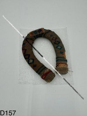 Beaded Wooden Horseshoe.