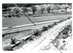 I-70 bridge over Colorado river, Debeque canyon, near Beaver Tail tunnel  