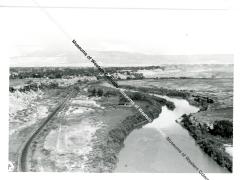 Mill Tailings train below the cliffs of Orchard Mesa