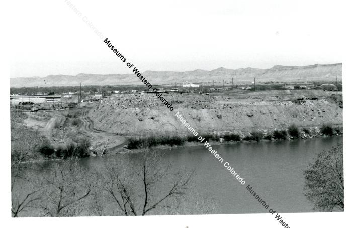 Overview of Mill tailings pile 