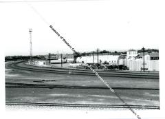 Grand Junction Railyard, downtown buildings in background