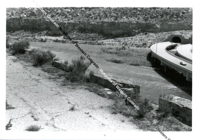 Old Hwy 6 at the Beaver Tail tunnels in De Beque Canyon  