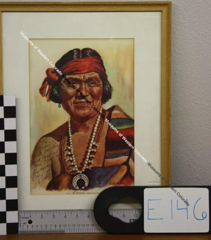 Chief Joe Sekaku a Hopi Snake Chief, by E. H. Bischoff