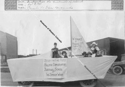 Chautauqua Cast 1921 Parade Float